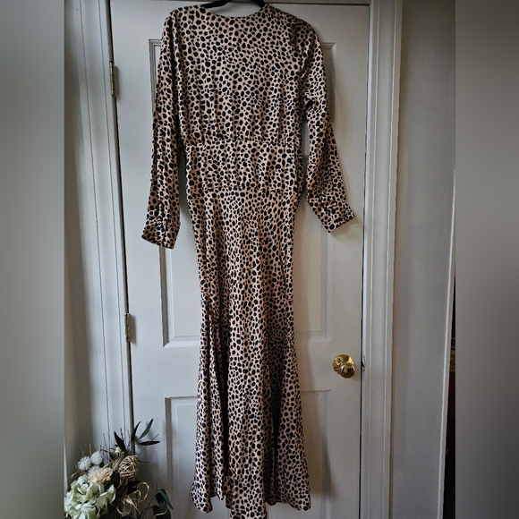 Delfi Collective V-Neck Knot-Front Dress - Picture 7 of 11